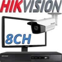 Nvr ל 8 מצלמות אבטחה Hikvision
