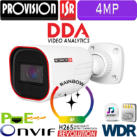 מצלמת צינור 4MP עדשה 3.6 מ"מ מצלמת בצבע בחושך WDR אנליטיקה DDA תמיכה כרטיס זיכרון